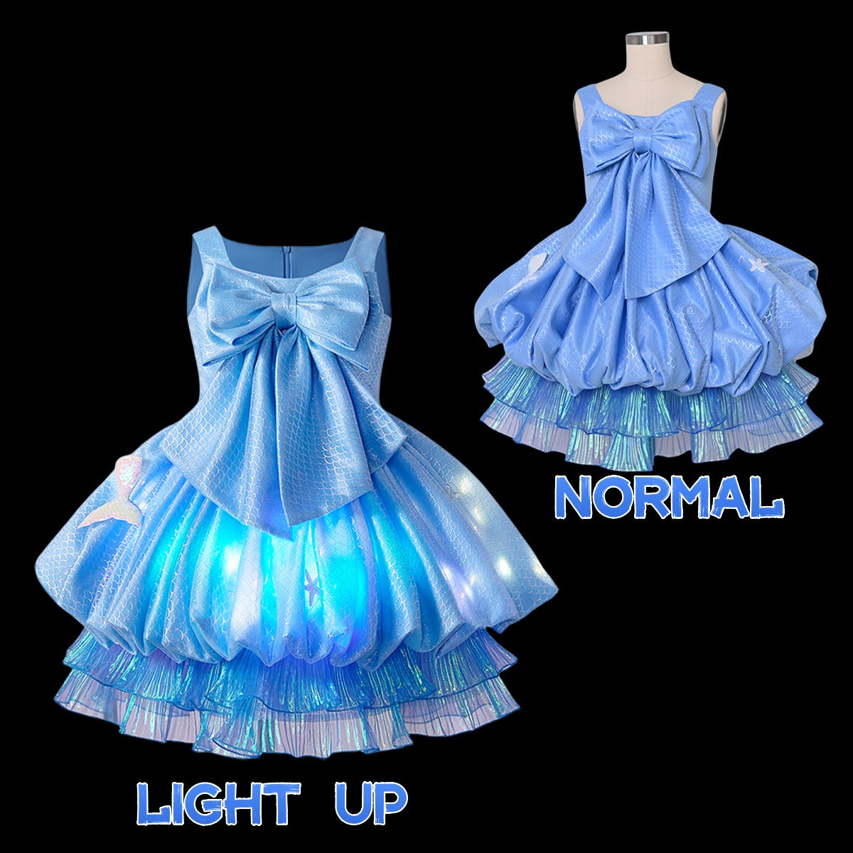 Gilr's LED Glow Marine Elements Medusa Lantern Dress