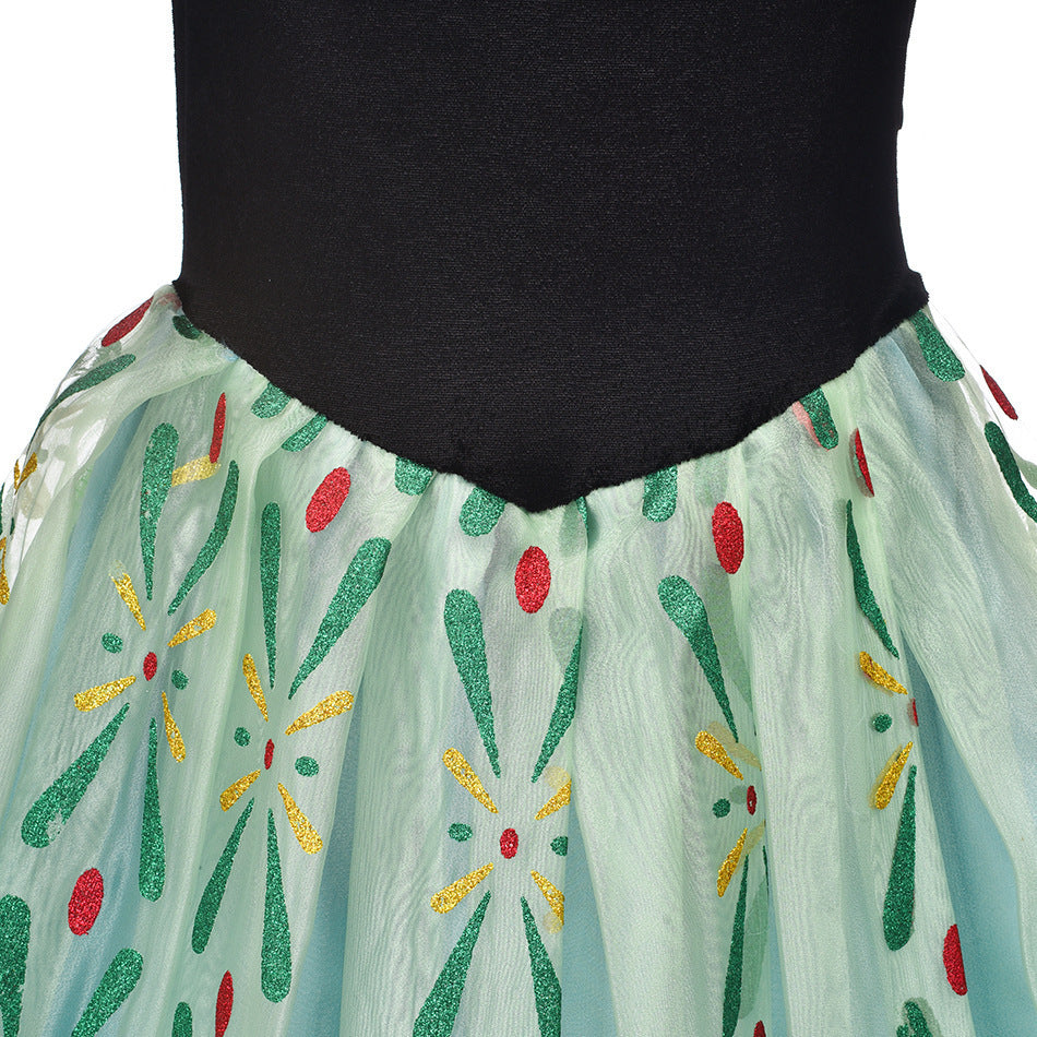 Gilr's Frozen Kids Dresses Anna Princess Dresses Birthday Show Dresses